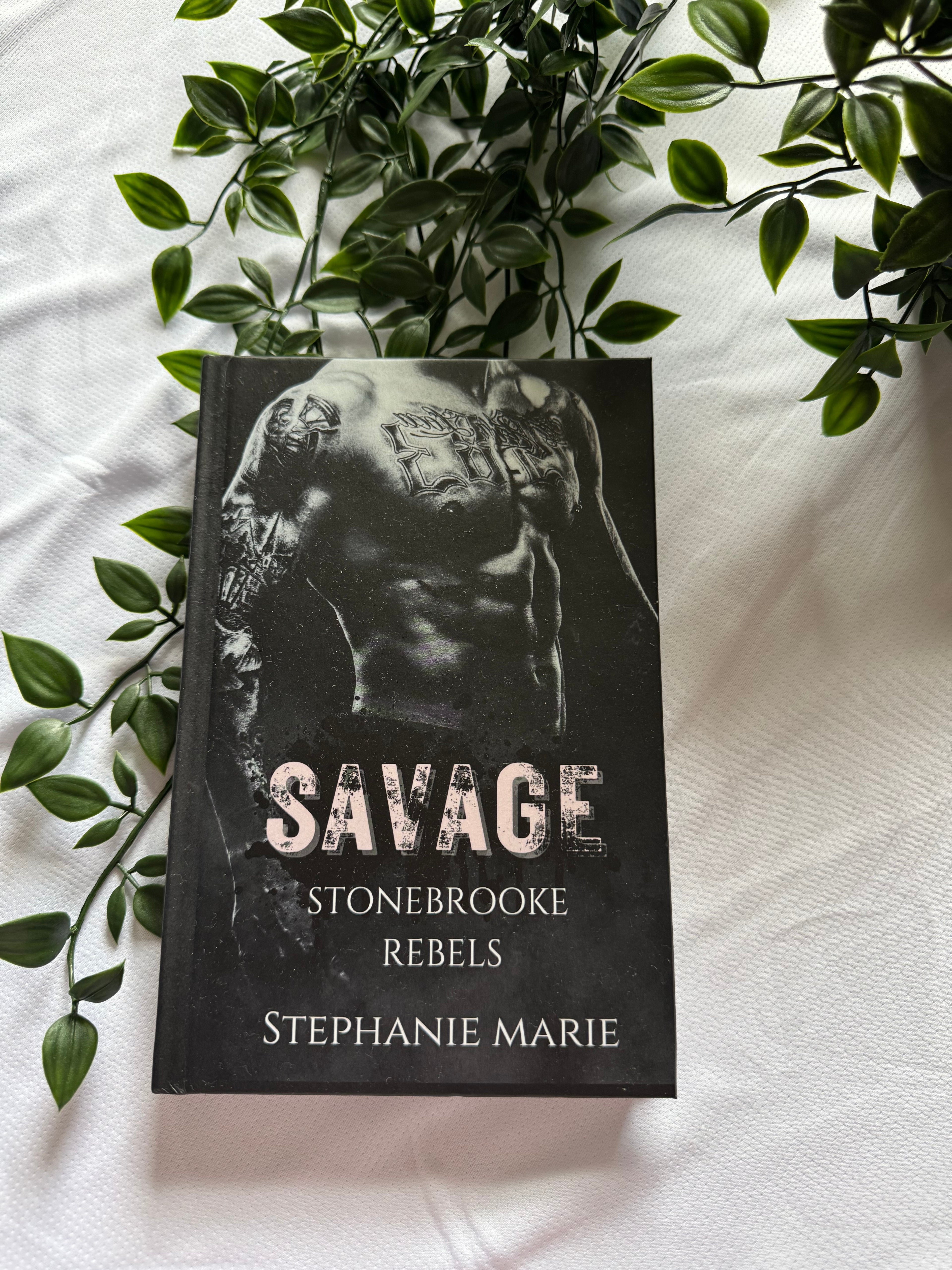 Savage: Stonebrooke Rebels 1 (Hardcover edition) A dark, why choose college romance